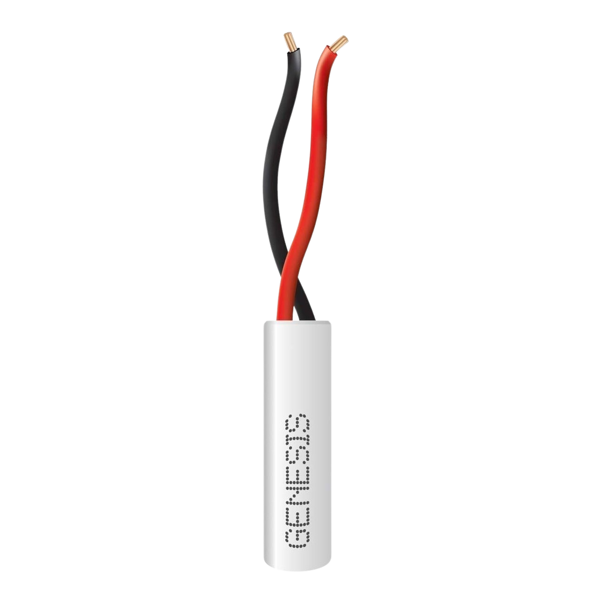 Bobina de 305 Metros (1000 Pies) de Cable / 2 x 22 AWG / Color Blanco / Riser / Para Sistemas de Intrusin y Automatizacin