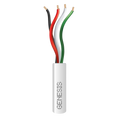 Bobina de 305 Metros (1000 Pies) / Cable de Cobre / 4 x 22 AWG / Riser / Color Blanco / Para Aplicaciones de Alarmas de Intrusin y Automatizacin