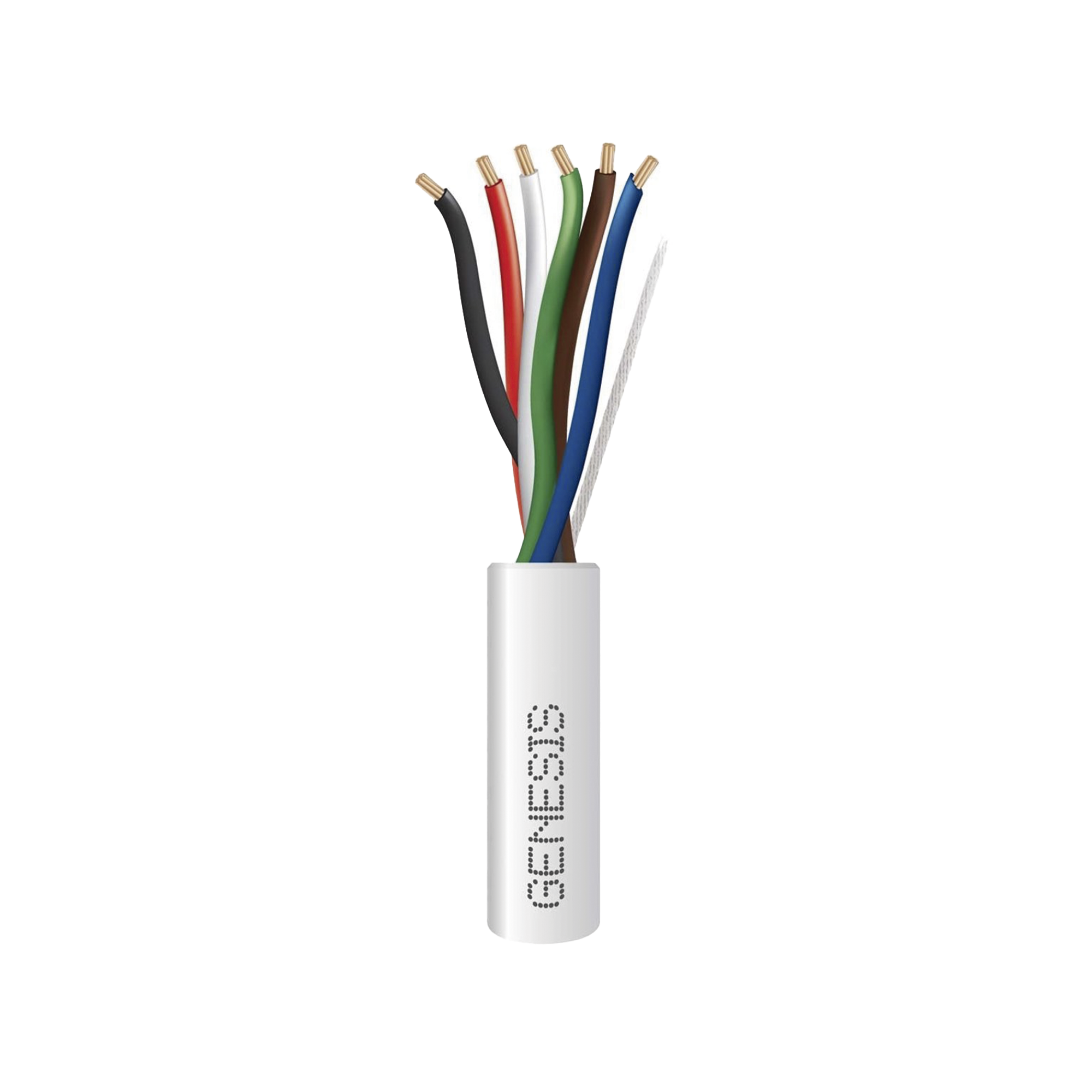 Bobina de 305 Metros (1000 Pies) / Cable de Cobre / 6 x 22 AWG / Riser / Tipo CMR-CL3R / Para Aplicaciones de Control de Acceso / Alarmas de Intrusin / Automatizacin / Interfonos y TV Porteros