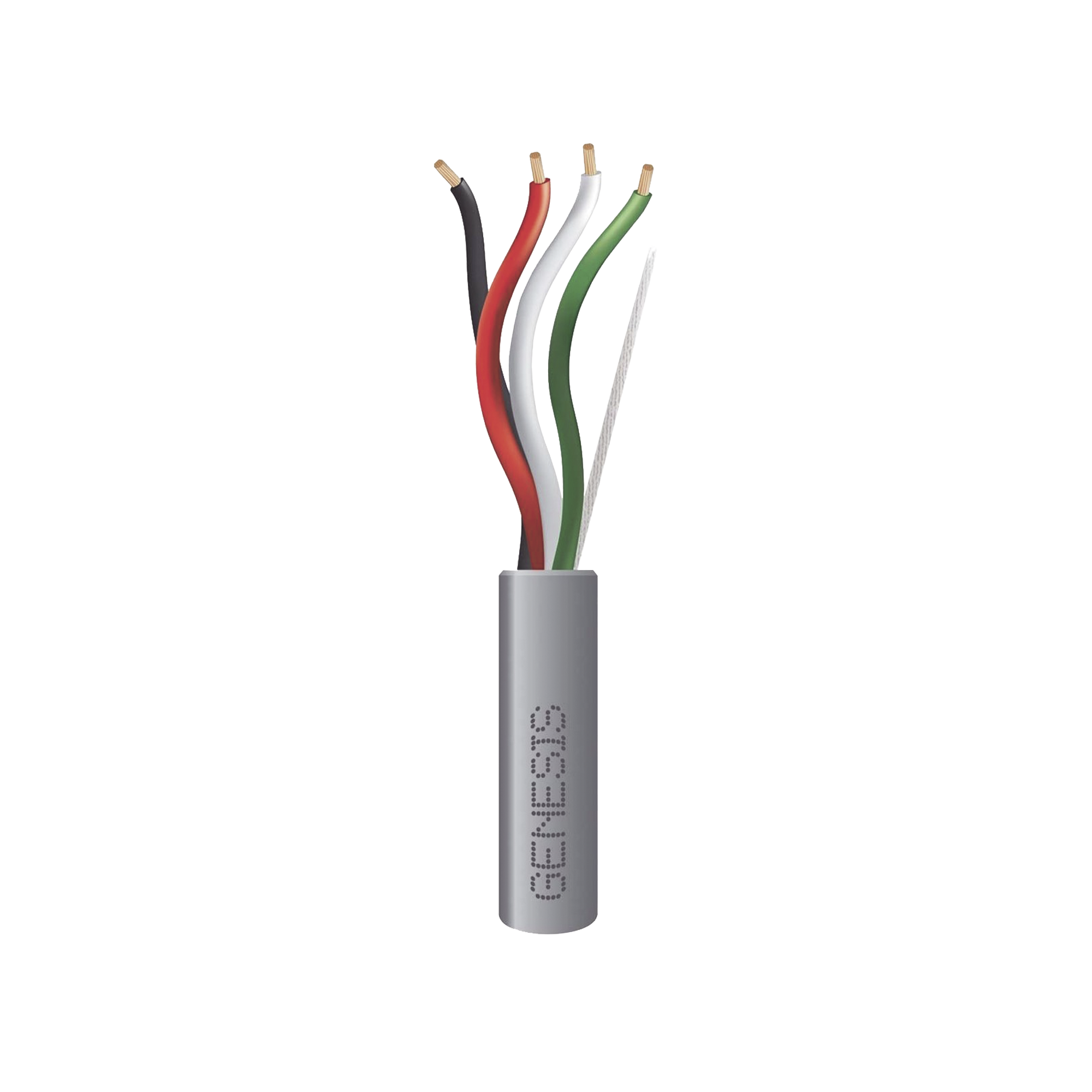 Bobina de 152 Metros (500 Pies) / Cable 4 x 16 AWG / Color Gris / Aplicaciones de Control / Riser