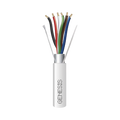 Carrete de 305 Metros (1000 Pies) / Cable de Cobre / 6 x 18 AWG / Plenum / Color Blanco / Blindado / Para Aplicaciones de Alarmas de Intrusin / Control de Acceso / Automatizacin / Interfonos y Tv Porteros