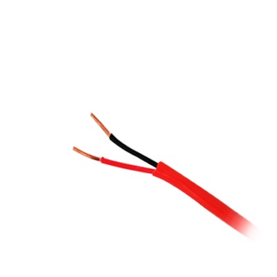 Bobina de 305 Metros (1000 Pies) / Alambre de Cobre / 2 x 16 AWG / Riser / Tipo FPLR, CL3R, C (UL) FT4 / Color Rojo / Para Aplicaciones en Sistemas de Deteccin de Incendio y Sistemas de Evacuacin