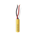 Carrete de 305 Metros (1000 Pies) / Alambre de Cobre / 2 x 16 AWG / Plenum / Tipo FPLP, CL3P, FT6 Plenum / Color Amarillo / Para Aplicaciones en Sistemas de Detección de Incendio y Sistemas de Evacuación
