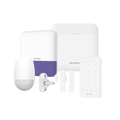 (AX PRO) KIT de Alarma AX PRO / Incluye: 1 Hub con bateria de respaldo / 1 Sensores PIR / 1 Montaje Universal para PIR / 2 Contactos Magnéticos / 1 Teclado / 1 Sirena Inalambrica Exterior / WiFi / Compatible con Hik-Connect P2P