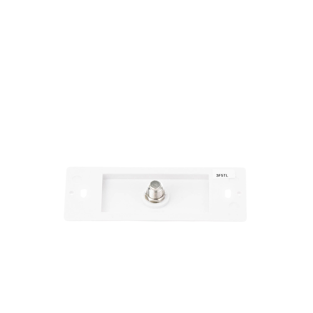 Adaptador de cable coaxial, de pared para cable de TV.