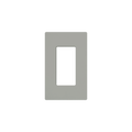 Tapa Color Gris para interruptor o dimmer Lutron, 1 gang, limpio y moderno