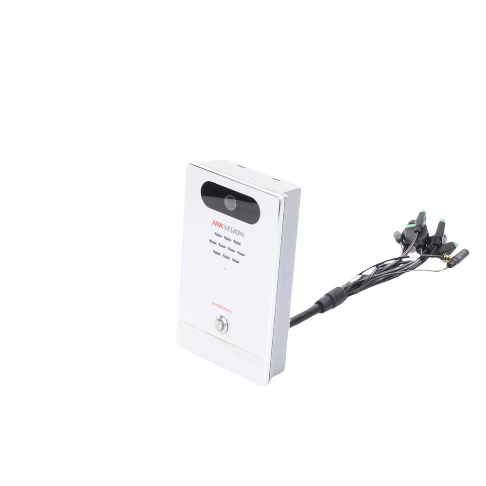 Estación de Alarma de Pánico / Cámara de 4 Megapixel / Micrófono Integrado / Exterior IP65 / Protección IK10 / PoE / 10 mts IR  / Entradas y Salidas de Alarma