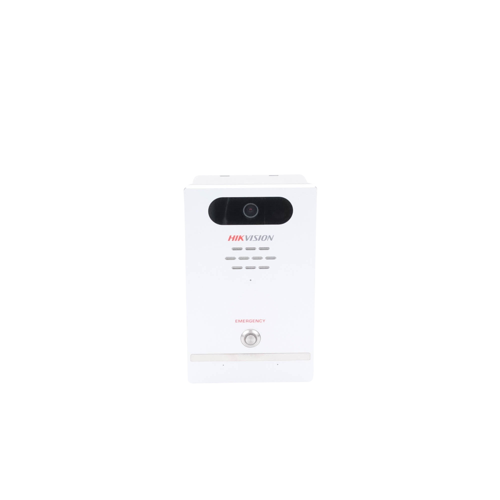 Estación de Alarma de Pánico / Cámara de 4 Megapixel / Micrófono Integrado / Exterior IP65 / Protección IK10 / PoE / 10 mts IR  / Entradas y Salidas de Alarma