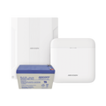 (AXPRO) KIT  de alarma AX PRO conversión de zonas cableadas a inalámbricas / Incluye: 1 Hub IP, Wifi y 3G/4G con Batería de respaldo/ 1 Expansor de 16 zonas cableadas / 1 Batería de respaldo 12Vcc a 7 Amp/ Compatible con Hik-Co