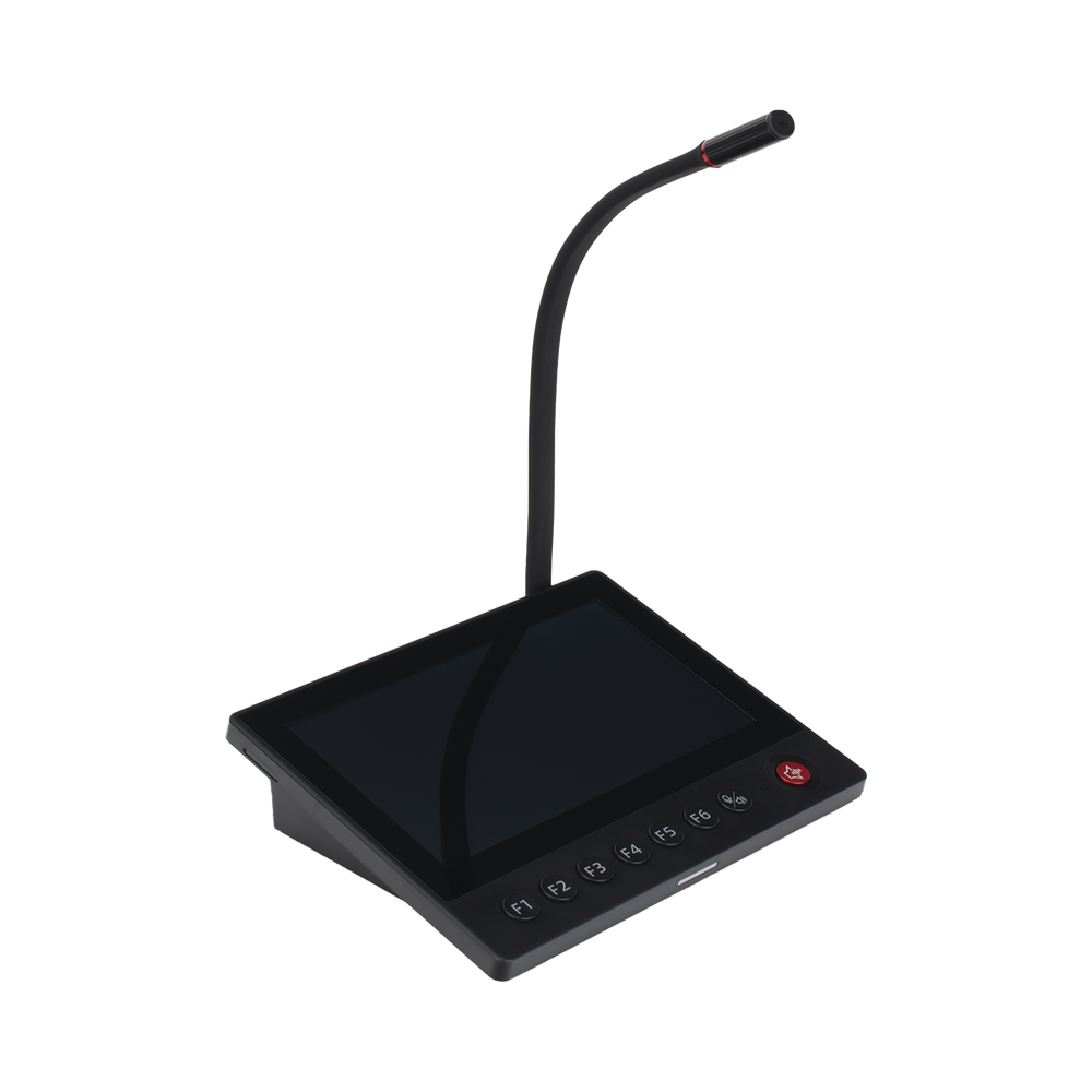 Micrófono IP | 12 VCD |  Pantalla Touch 7" | Transmisión en Tiempo Real | Integración con HikCentral Professional