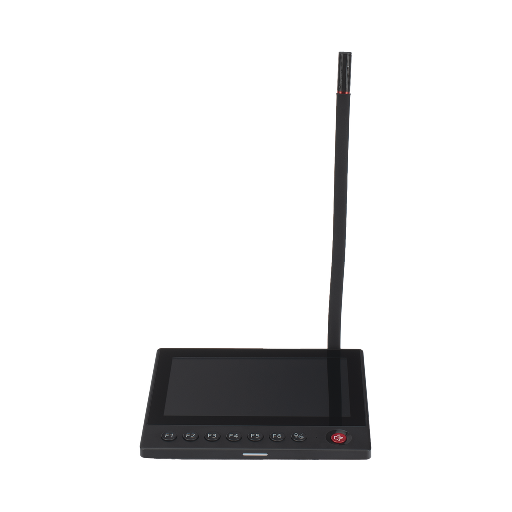 Micrófono IP | 12 VCD |  Pantalla Touch 7" | Transmisión en Tiempo Real | Integración con HikCentral Professional