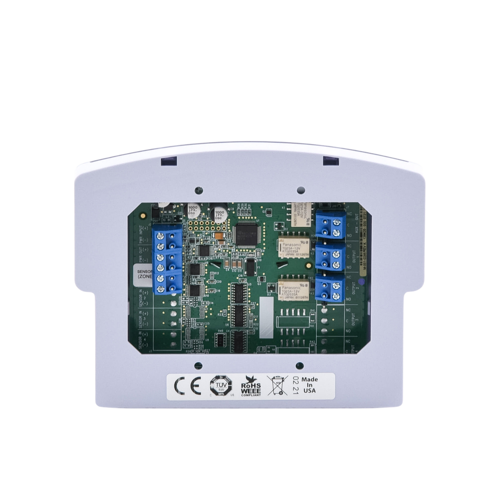 Detector de temperatura y humedad, capacidad 2 zonas, incluye una zona con sensor de temperatura y 1 zona libre