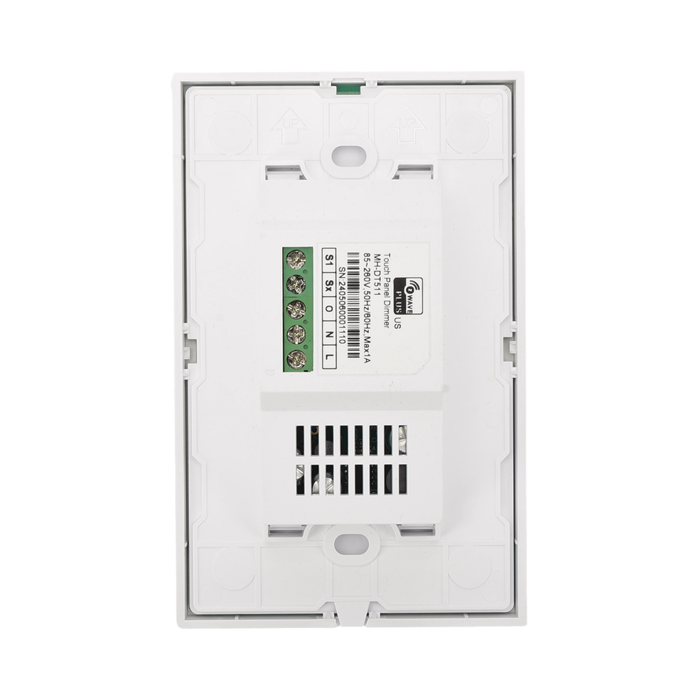 (ZWAVE) Dimmer panel táctil touch inalámbrico Zwave Plus. Compatible con Hubitat HC8, Álula  M2M, otros
