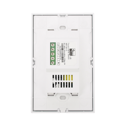 (ZWAVE) Interruptor On/Off panel táctil touch inalámbrico Zwave Plus 3 botones. Compatible con Hubitat HC8, Álula  M2M, otro