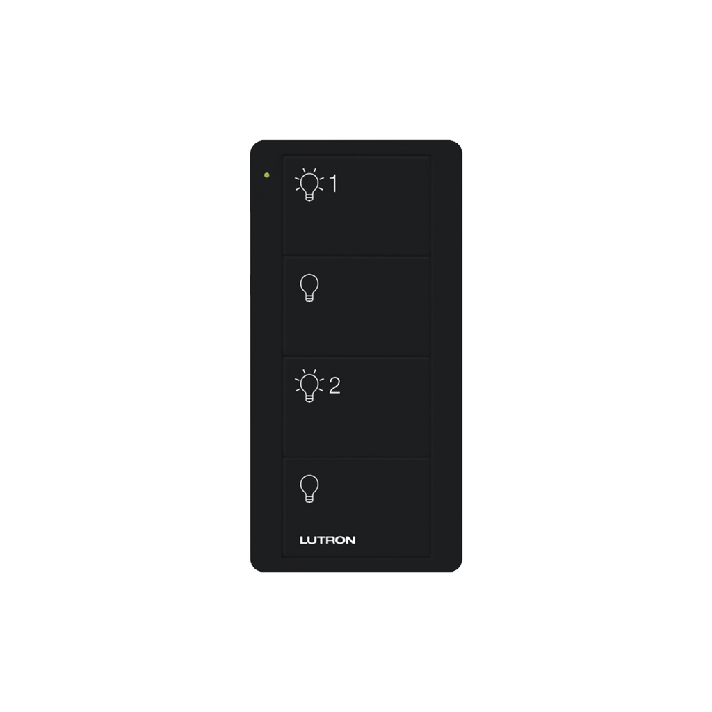 Control remoto PICO inalámbrico con 4 botones  encender/apagar grupo/escenas,  complemente con un atenuador o switch on/off