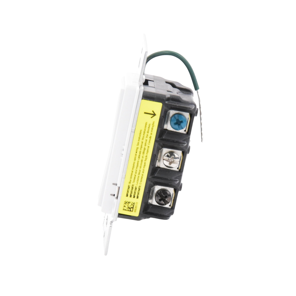 (RadioRa3) Atenuador táctil Sunnata Dimmer PRO color blanco, snow satin, cable neutro / soporta 250W LED