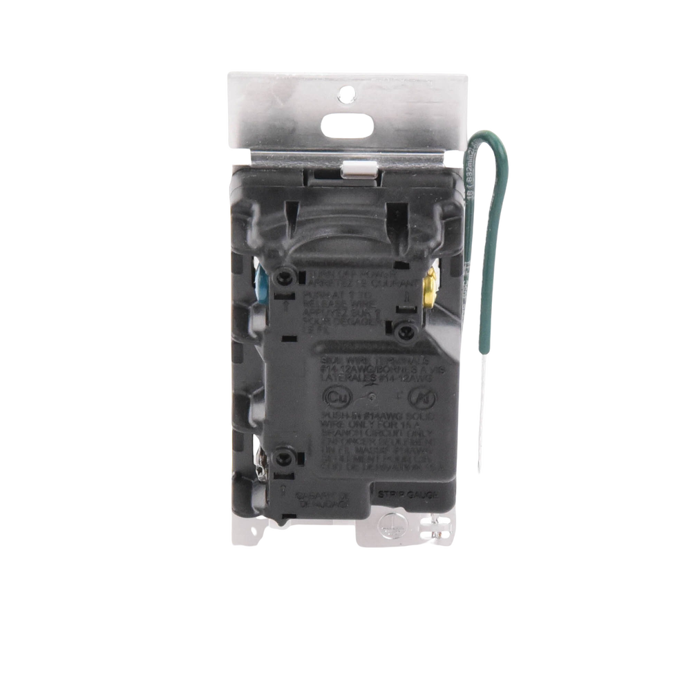 (RadioRa3) )Atenuador (dimmer) Auxiliar de pared, compañero de atenuadores multilocación. Usar en 3 vías o escalera.