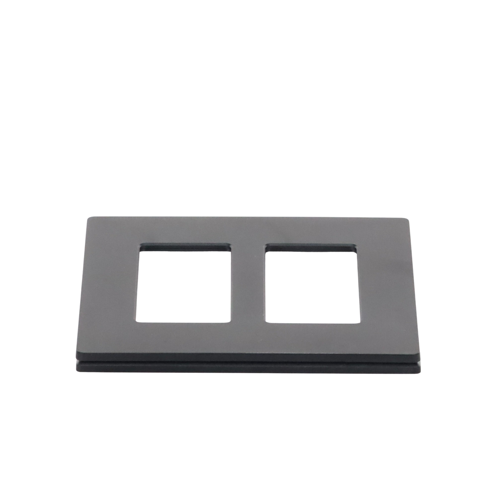 TAPA P/SWITCH /DIMMER 2 ESPACIOS