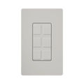 Caja de pared para varios contactos de red o tel, 6 mini espacios