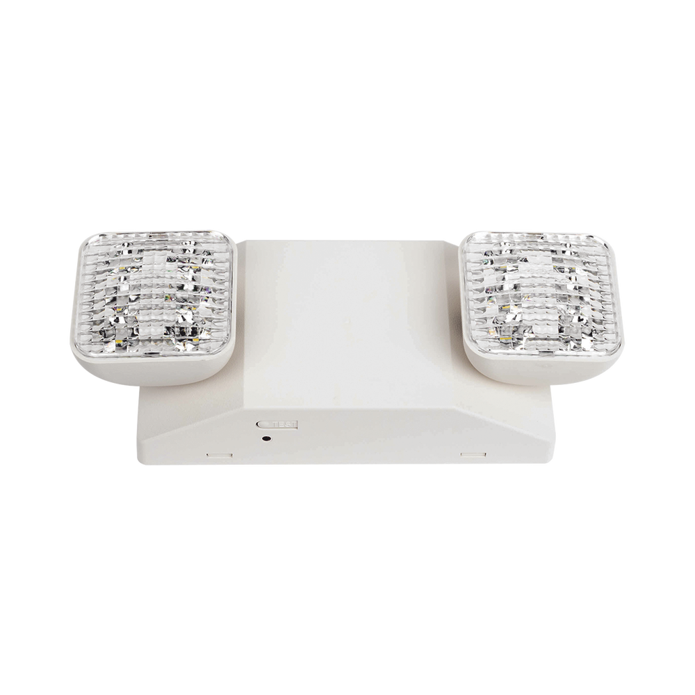 Luz LED de Emergencia Dual LED /150 lúmenes/Luz fría/Batería de Respaldo Incluida/Botón de test.