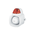 Sirena / Luz Estroboscópica Autónoma / Color Rojo  4 en 1 / IP65 / Uso Interior y Exterior / 12 Vcd / Múltiples Tipos de Notificación / Estroboscópica, de Sirena o de Audio /
