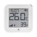 Pantalla Sensor de temperatura y humedad, inteligente e inalámbrico, integrable a la App de Shelly.