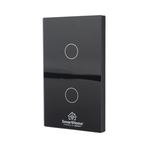 (ZigBee) Apagador switch inalámbrico ZigBee, control de 2 regresos de carga, 110V