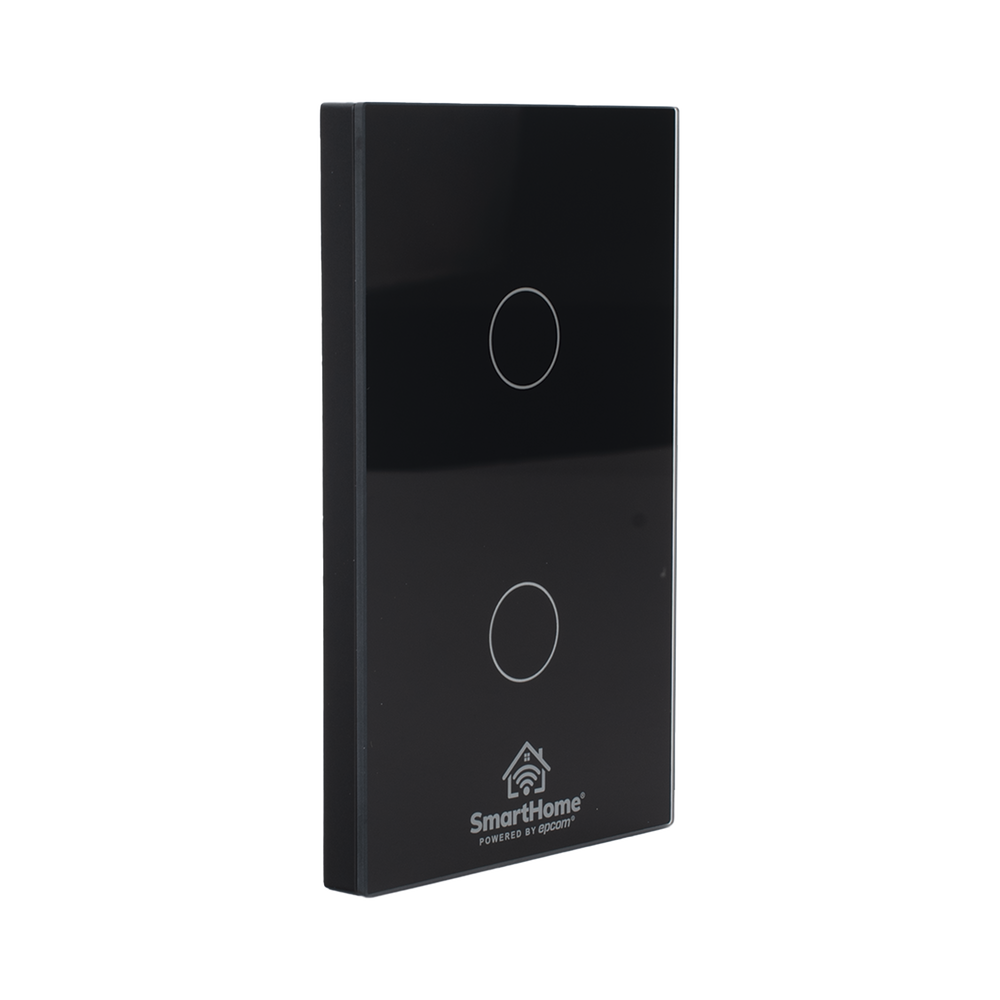 (ZigBee) Apagador switch inalámbrico ZigBee, control de 2 regresos de carga, 110V