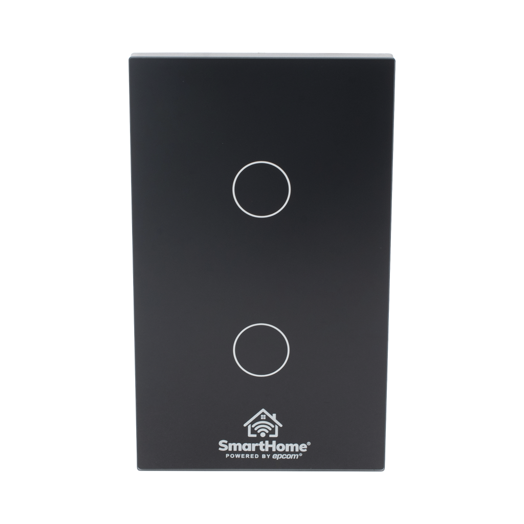 (Wifi) Apagador switch inalámbrico WIFI, control de 2 regresos de carga, 110V