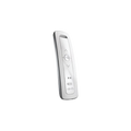 Control remoto 2 canales para motores de persiana Somfy con señal inalámbrica, instrucciones: sube, baja y detener, con posición favorita programada.