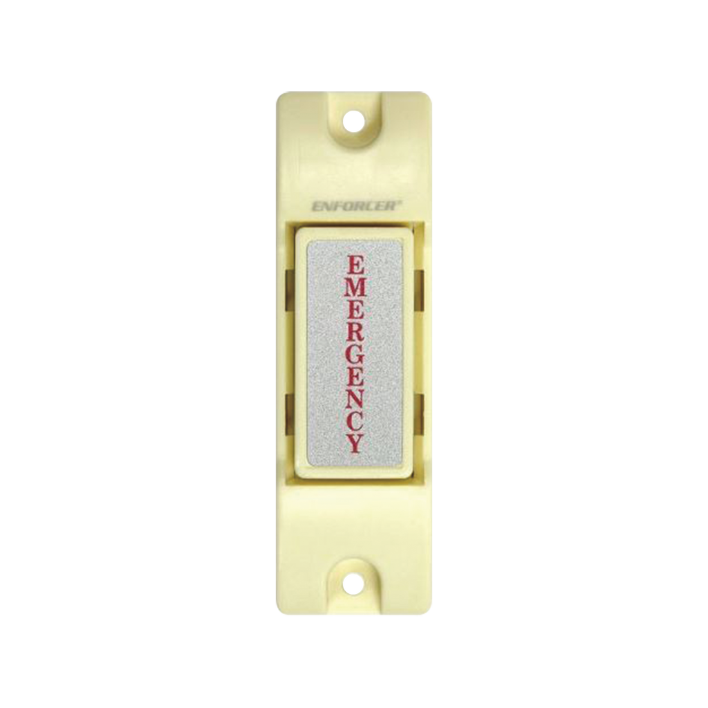 Botón de Emergencia / Botón de Pánico /  Ideal como botón de pánico / Montaje de Superficie / Relevador NC/NO Momentáneo /  Uso con Sirenas y Estrobos / Ideal para Control de Acceso