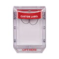 Cubierta Protectora de Policarbonato Serie Stopper II, Con Bocina, Sin Espaciador, Montaje Empotrado, Etiqueta Personalizada