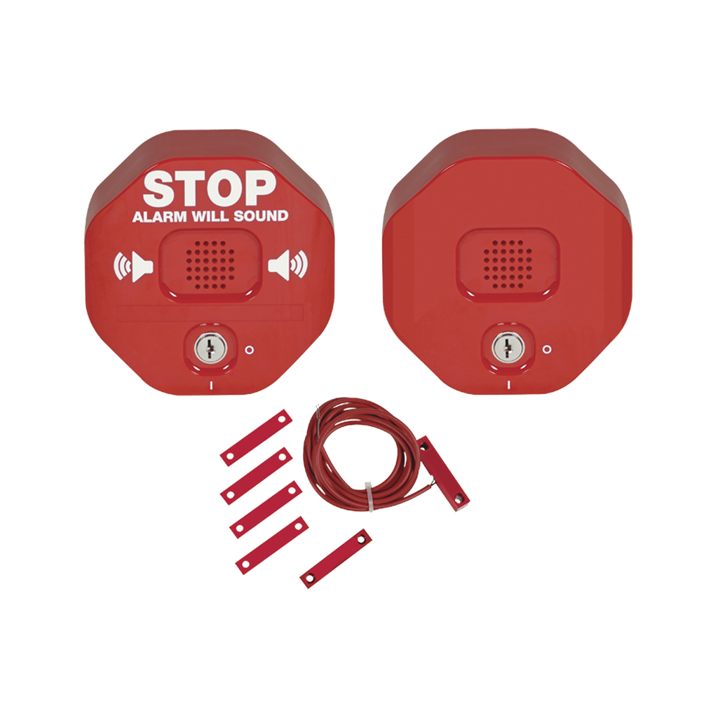 Alarma Multifunción Exit Stopper® Con Bocina Remota, Para Puertas Dobles, Solo Interiores
