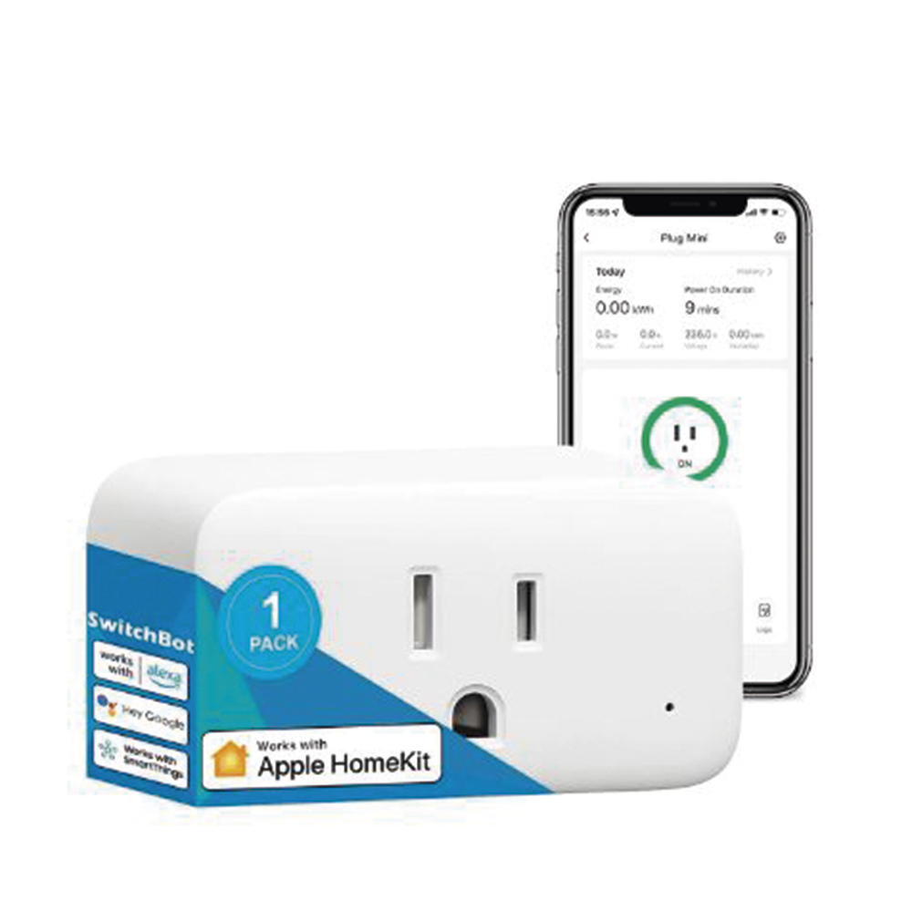 Adaptador Inteligente Plug Mini / WiFi + BLE / 15A 1875W / Medicin Consumo Energa / Control App / Compatible Alexa Google / 70 x 39 x 59 mm (2.8 x 1.5 x 2.3 in)