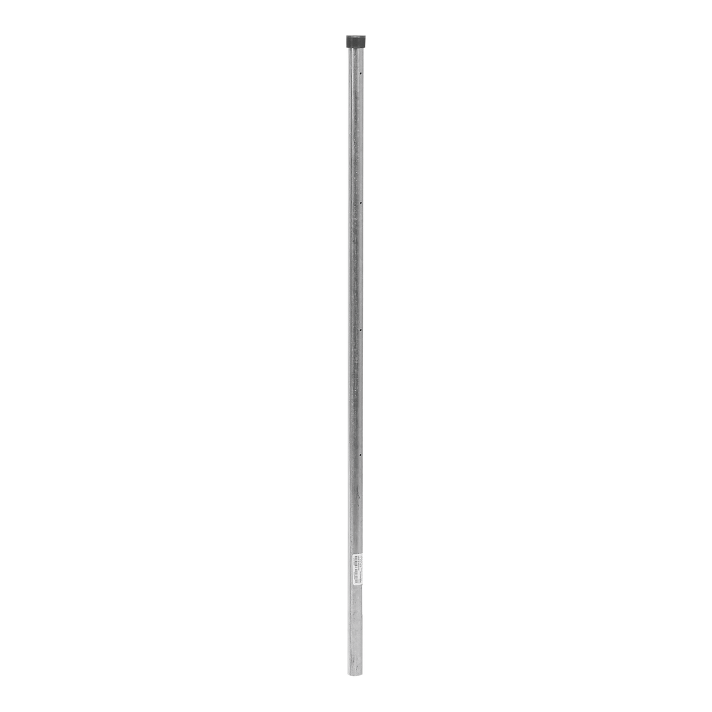 Poste de Esquina de 1m para Cerca Electrificada de Tubo Galvanizado cal. 18 de 1"Diam. Ideal para 5 Aisladores (No incluidos).