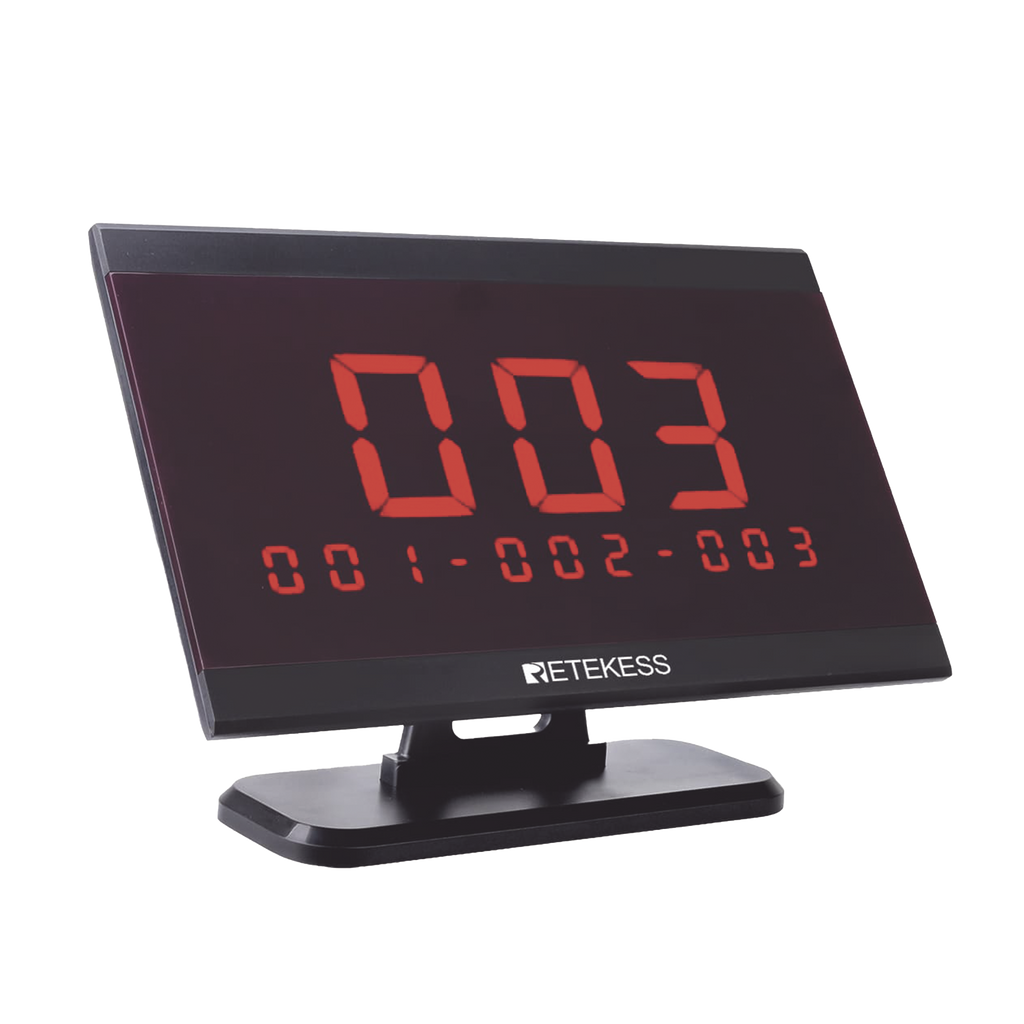 Pantalla receptora inalambrica para sistema de llamada de asistencia