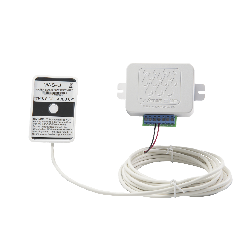 Detector de nivel de agua con montaje de pared (Requiere el sensor WSU)