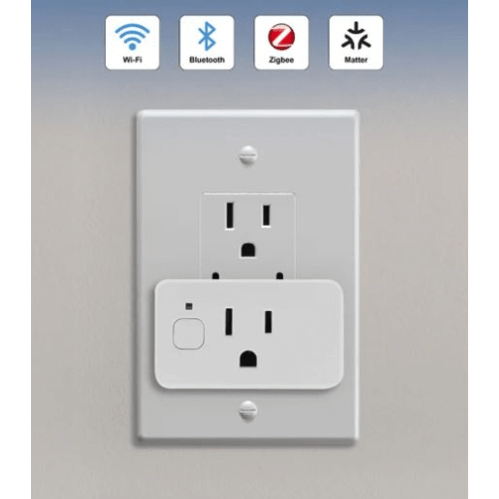 Adaptador PlugIn inalámbrico WIFI/ Nube P2P / Medición de consumo/ Soporta Google y Alexa / 15A