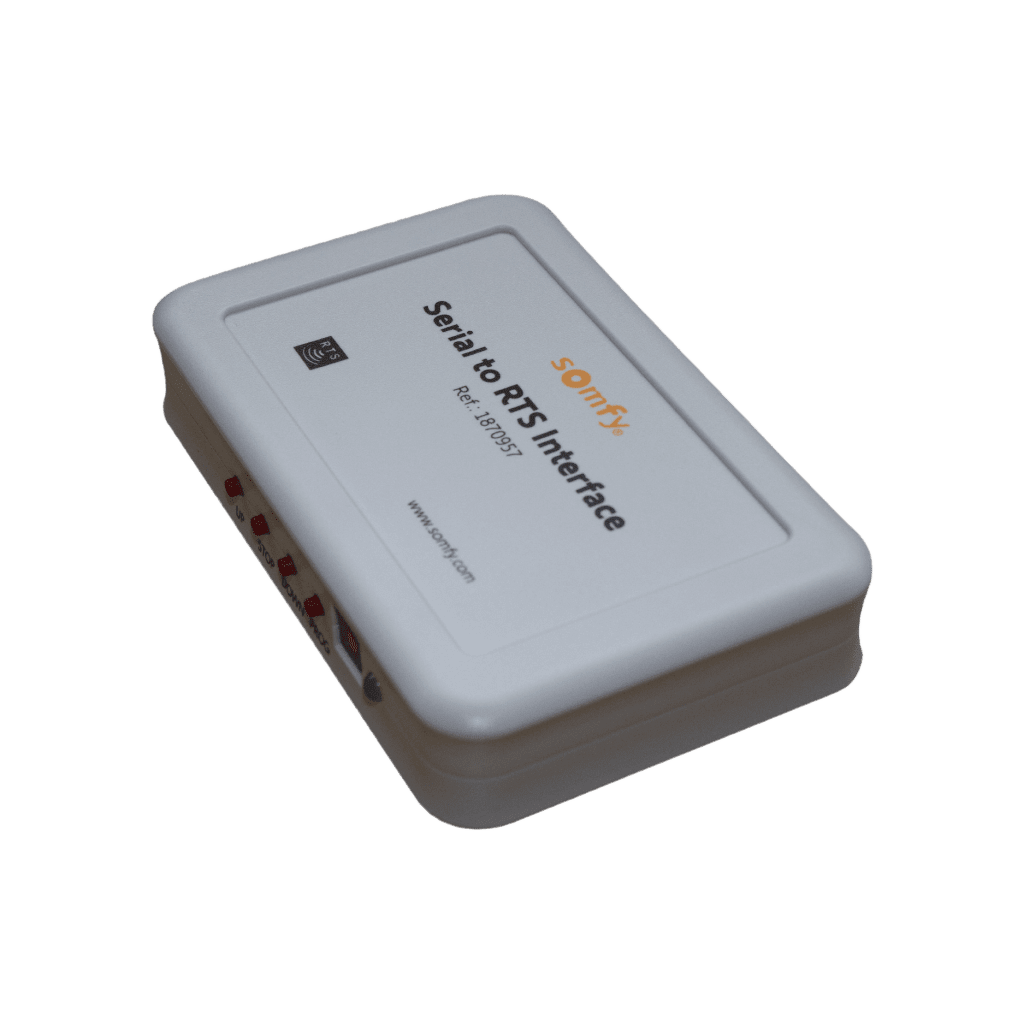 Traductor Universal Somfy Connect, integre SOMFY con el sistema de control de iluminación RadioRA2 de LUTRON.