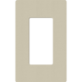 Placa de pared 1 espacio, para atenuador (dimmer), apagador ó control remoto inalámbrico LUTRON.