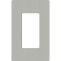 Placa de pared 1 espacio, para atenuador (dimmer), apagador ó control remoto inalámbrico LUTRON.