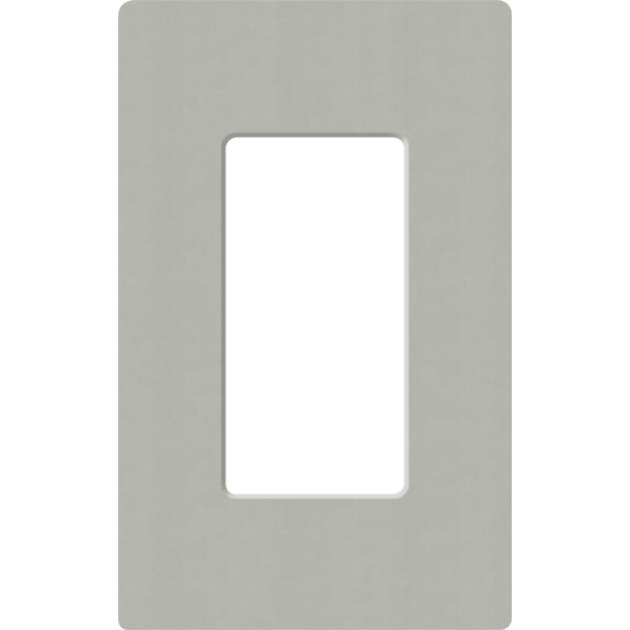 Placa de pared 1 espacio, para atenuador (dimmer), apagador ó control remoto inalámbrico LUTRON.