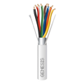 Carrete de 305 Metros (1000 Pies) / Cable de Cobre / 8 x 18 AWG  / Plenum / Blindado / Para Interior / Color Blanco / Para Aplicaciones de Alarmas de Intrusión/Control de Acceso/ Automatización / Interfonos y Tv Porteros