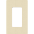 Placa de pared 1 espacio, para atenuador (dimmer), apagador ó control remoto inalámbrico LUTRON.