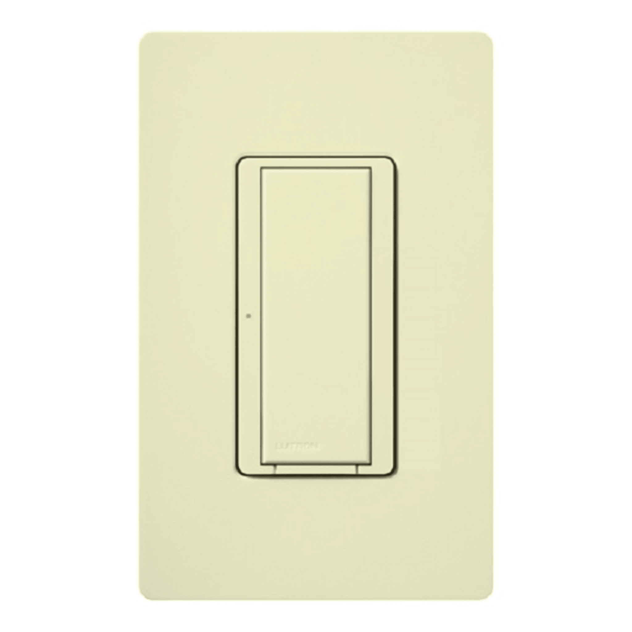 (RadioRA2) Switch on/off  RRD-8S-DV-WH de doble voltaje, un solo polo 120V/, 8A/, 1/10HP 3A en motores, apaga y enciende iluminación ó motor, NO requiere cable neutro.