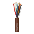 Bolsa de 38 Metros (124.67 Pies) / Alambre de Cobre / 8 x 20 AWG / Tipo CL2 / Para Interior / Color Caf / Para Aplicaciones de Alarmas de Intrusin y Automatizacin