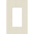 Placa de pared 1 espacio, para atenuador (dimmer), apagador ó control remoto inalámbrico LUTRON.