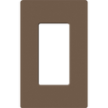Placa de pared 1 espacio, para atenuador (dimmer), apagador ó control remoto inalámbrico LUTRON.